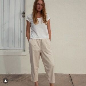 Esby Carly Pant in Natural size Medium NWT